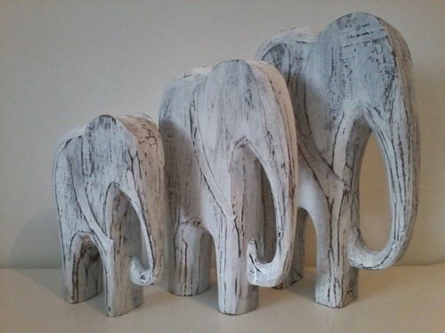Set robuuste olifanten